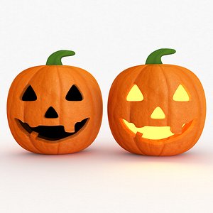 3D model halloween lights