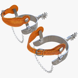 Cowboy Spurs with Belt