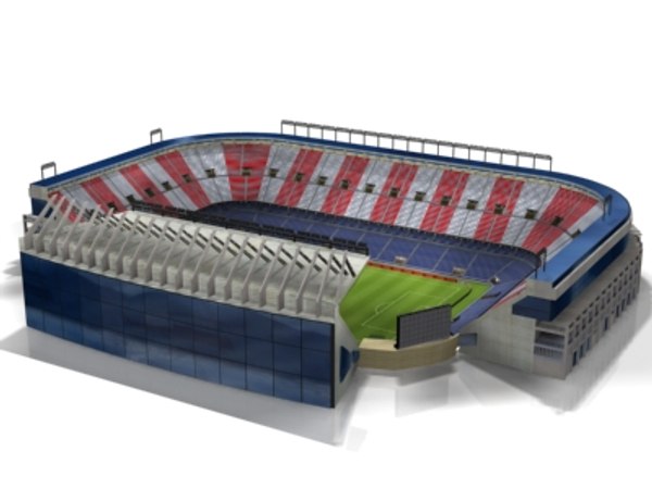 vicente calderon stadium 3d model