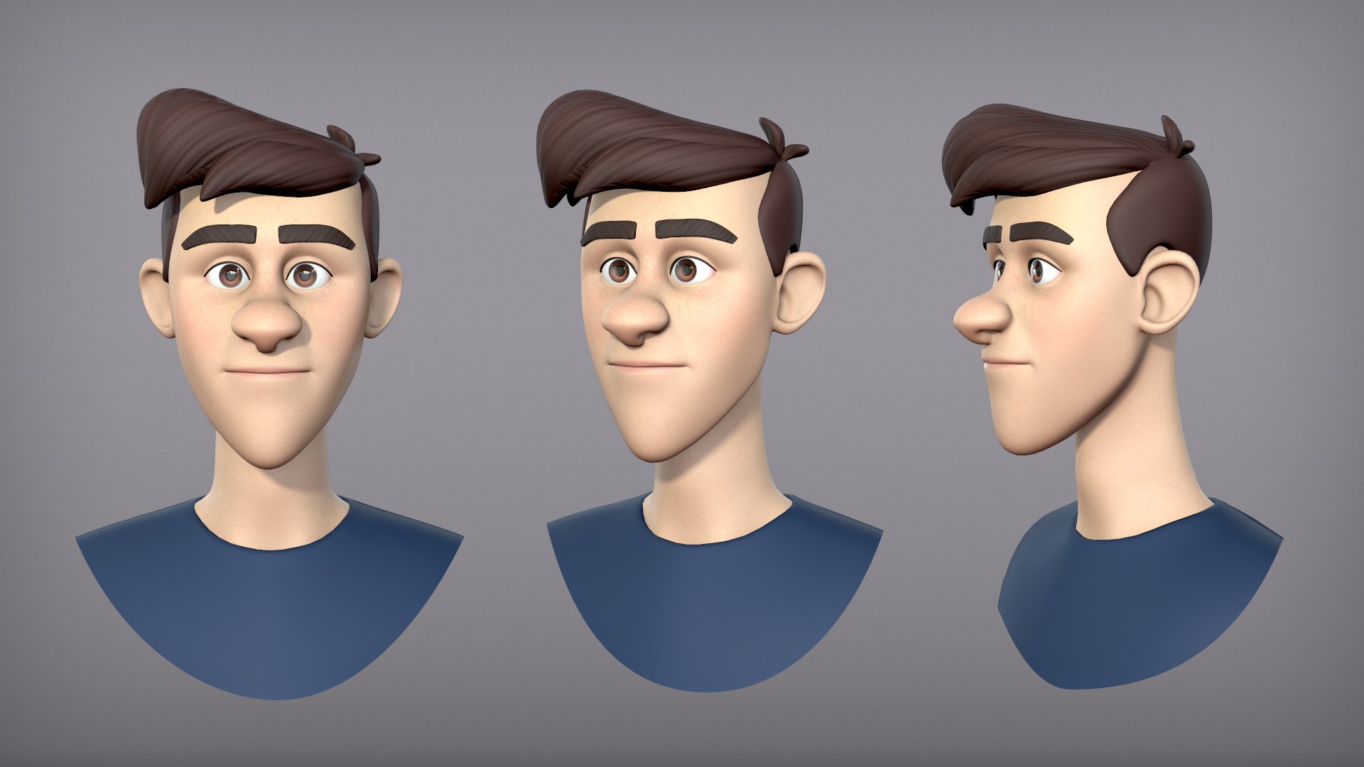 Cartoon man with 3 outfits 3D model https://p.turbosquid.com/ts-thumb/aX/BmkiAQ/0A/3/png/1620328564/1920x1080/fit_q87/3416c75576033f710a4d8fc75986a9ce0e2d3d1a/3.jpg