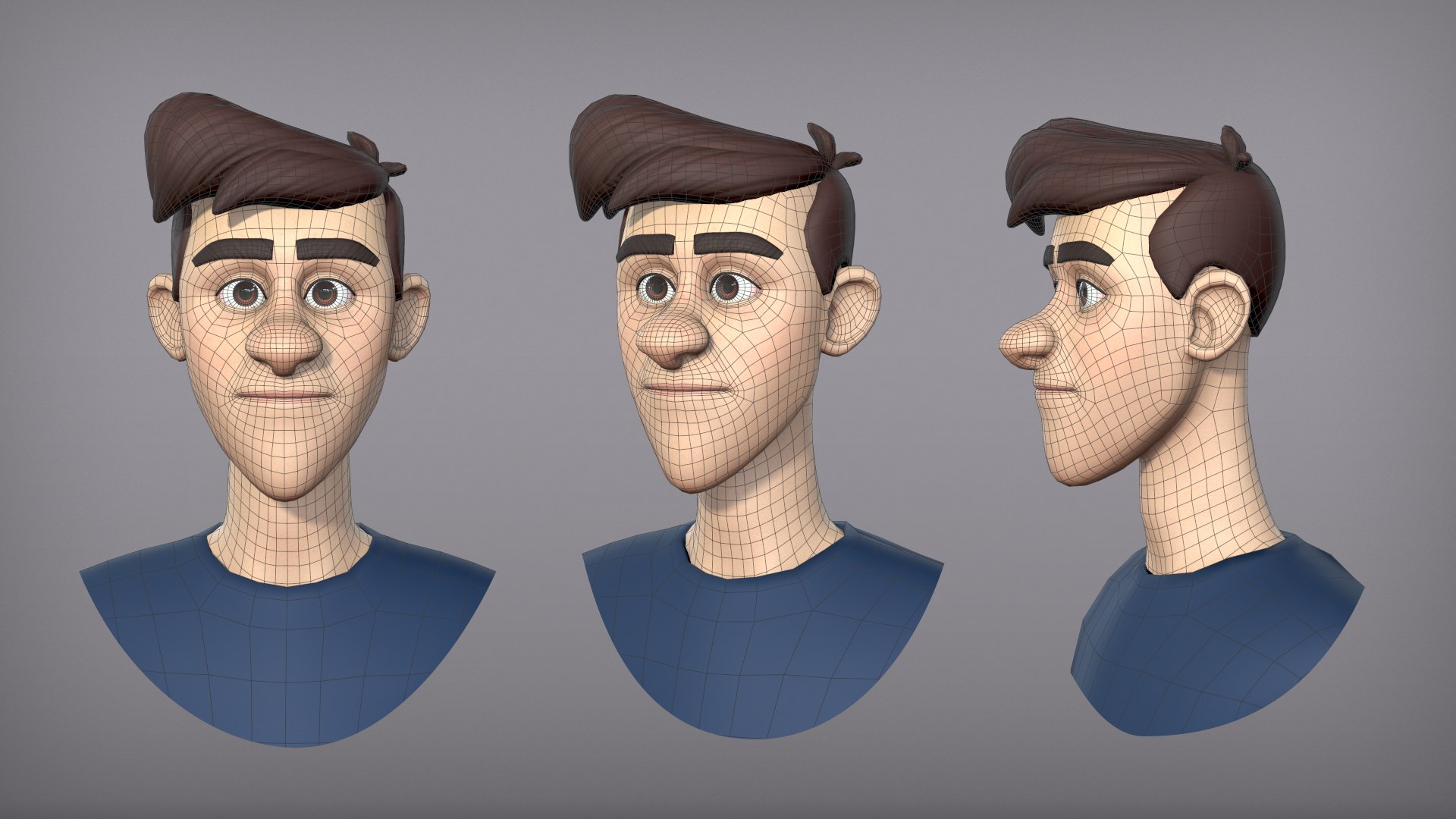 Cartoon man with 3 outfits 3D model https://p.turbosquid.com/ts-thumb/aX/BmkiAQ/Lb/3.1/png/1620331327/1920x1080/fit_q87/23984ec4fee80a8ee95b00beea2a1237263bb1f6/3.1.jpg