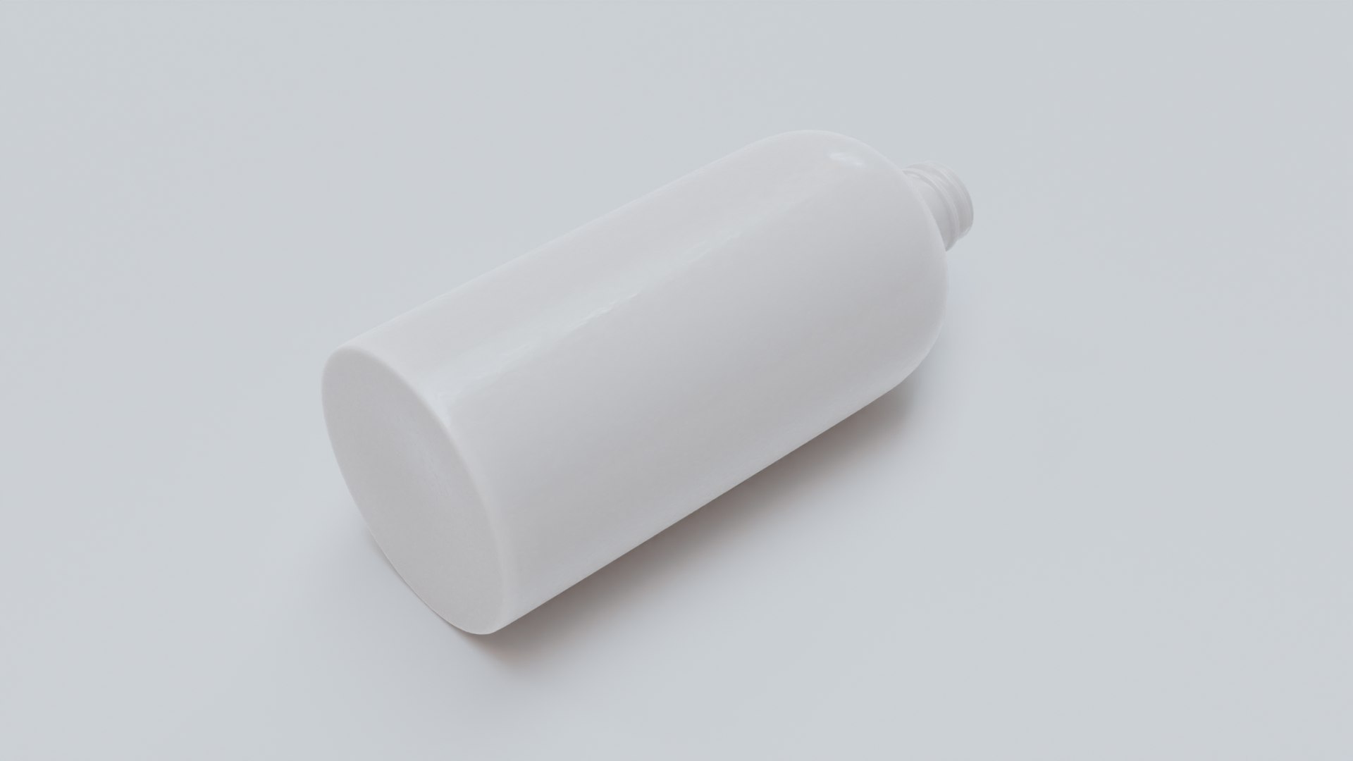 3D White Round Top Cosmetic Bottle - TurboSquid 2137892