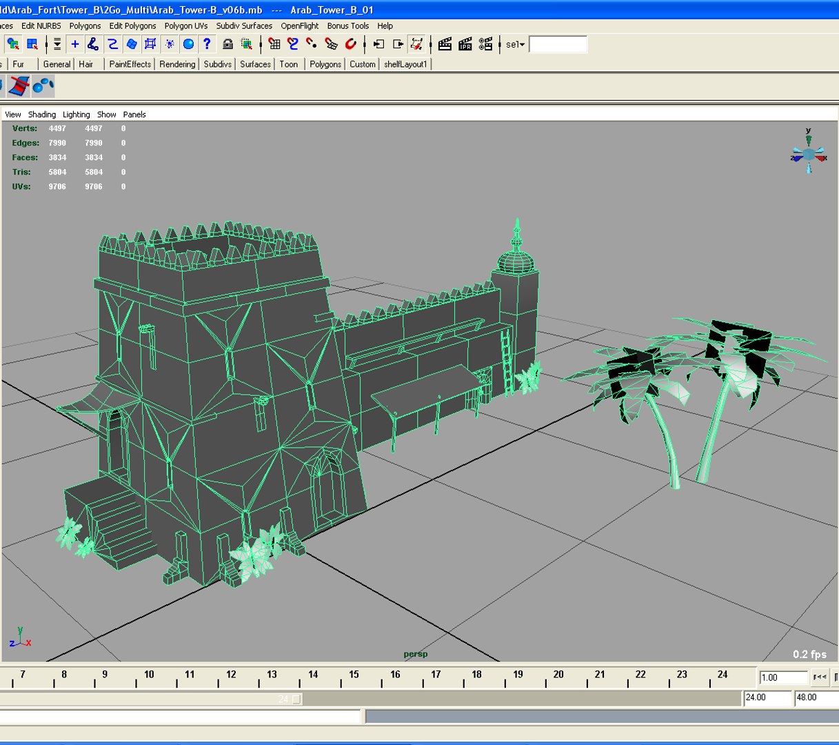 Islamic Tower 3d Max