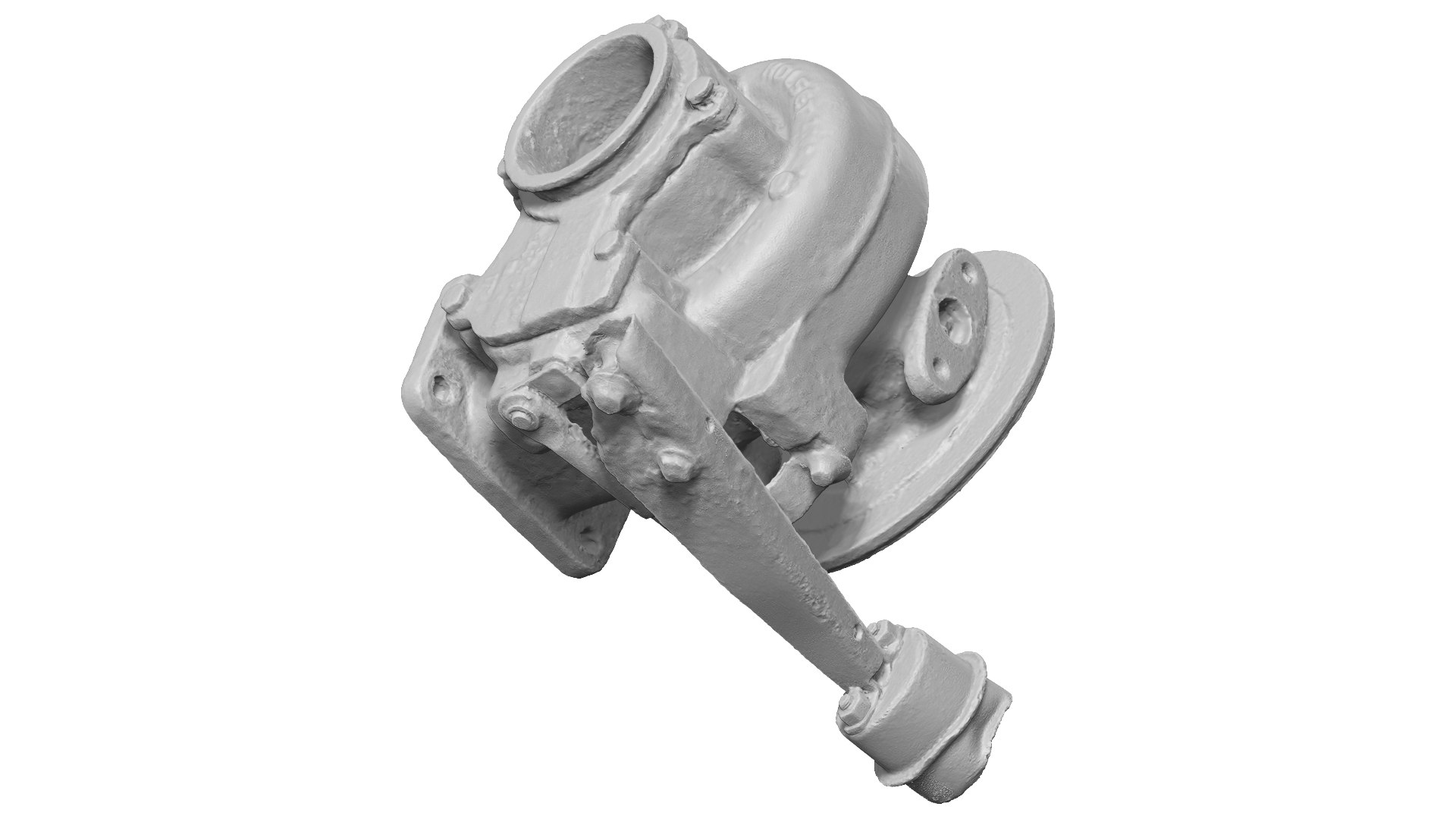 Rusty Turbocharger Raw Scanned 3D Model - TurboSquid 1805224
