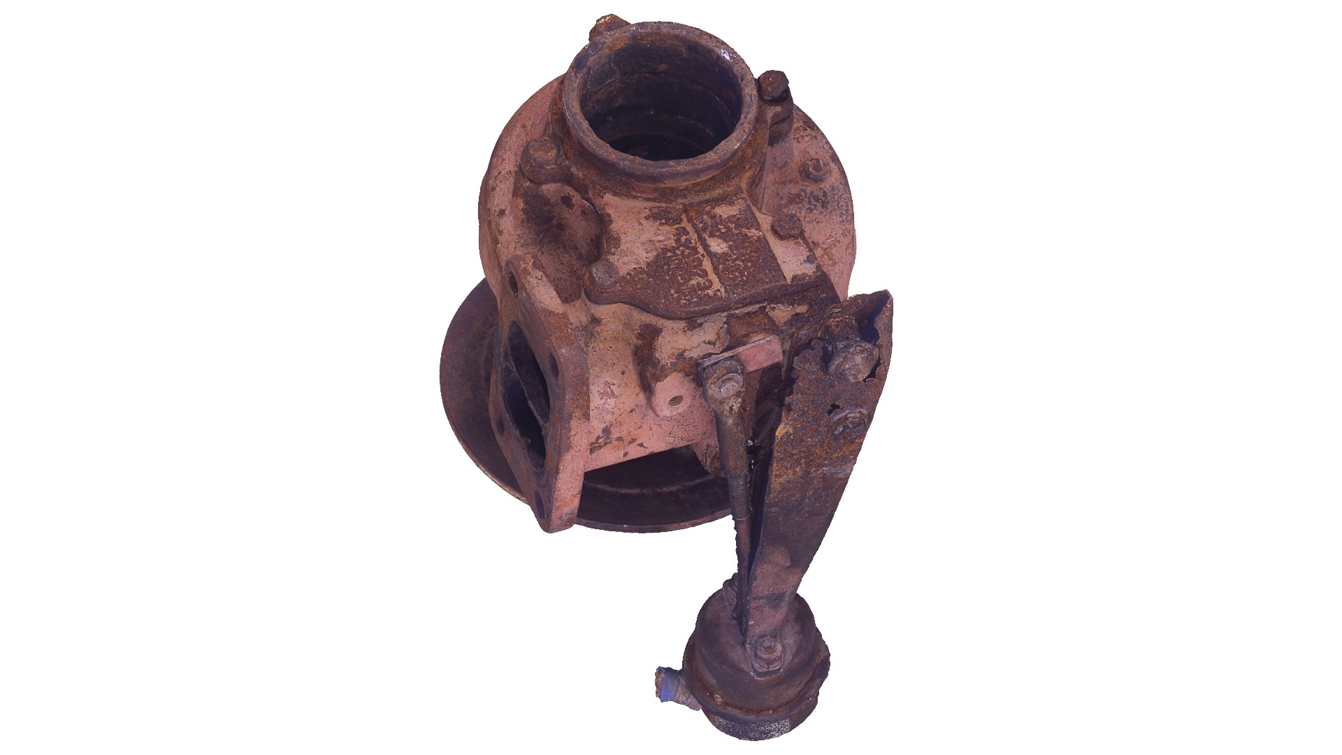 Rusty Turbocharger Raw Scanned 3D Model - TurboSquid 1805224