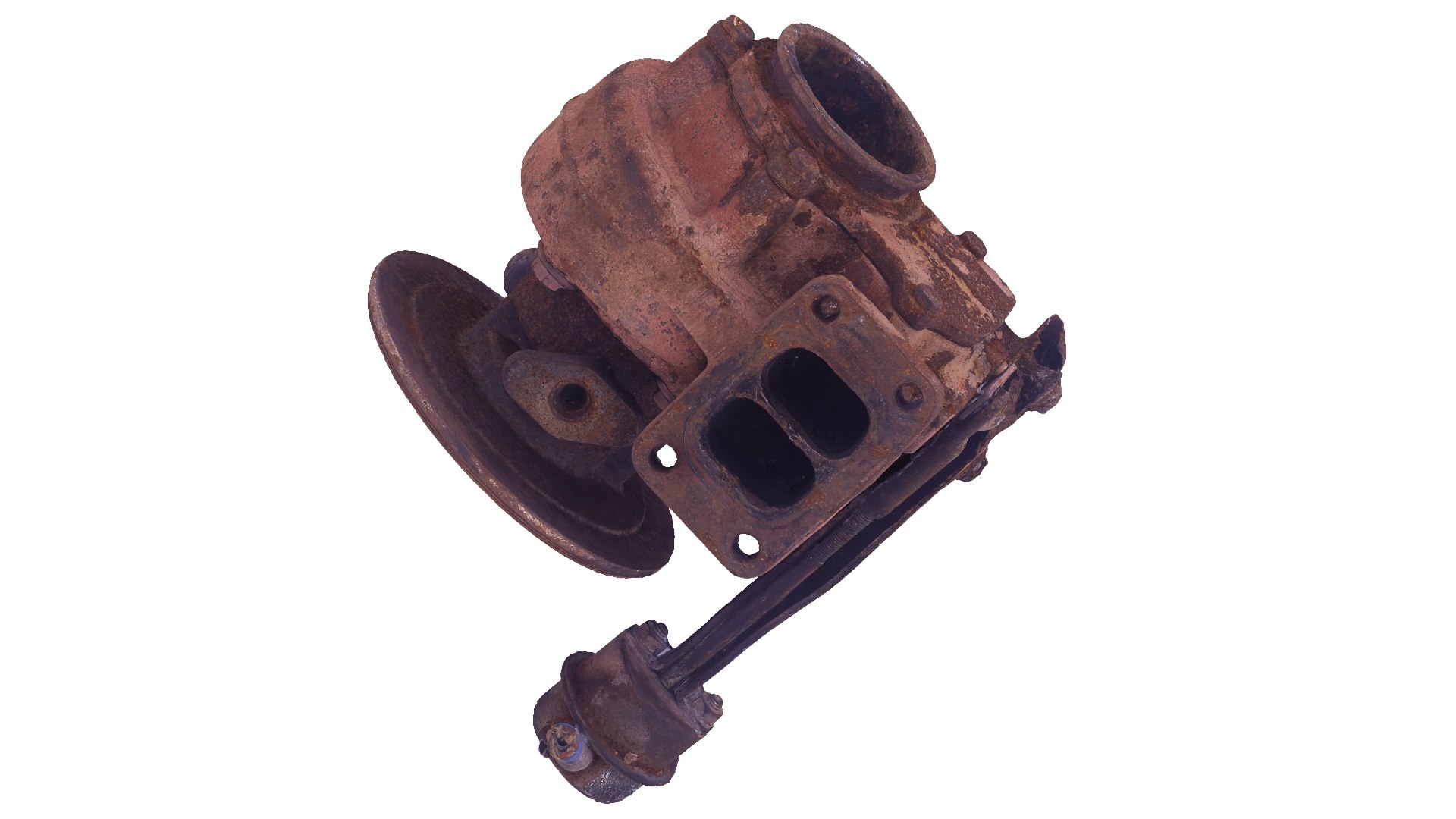 Rusty Turbocharger Raw Scanned 3D Model - TurboSquid 1805224