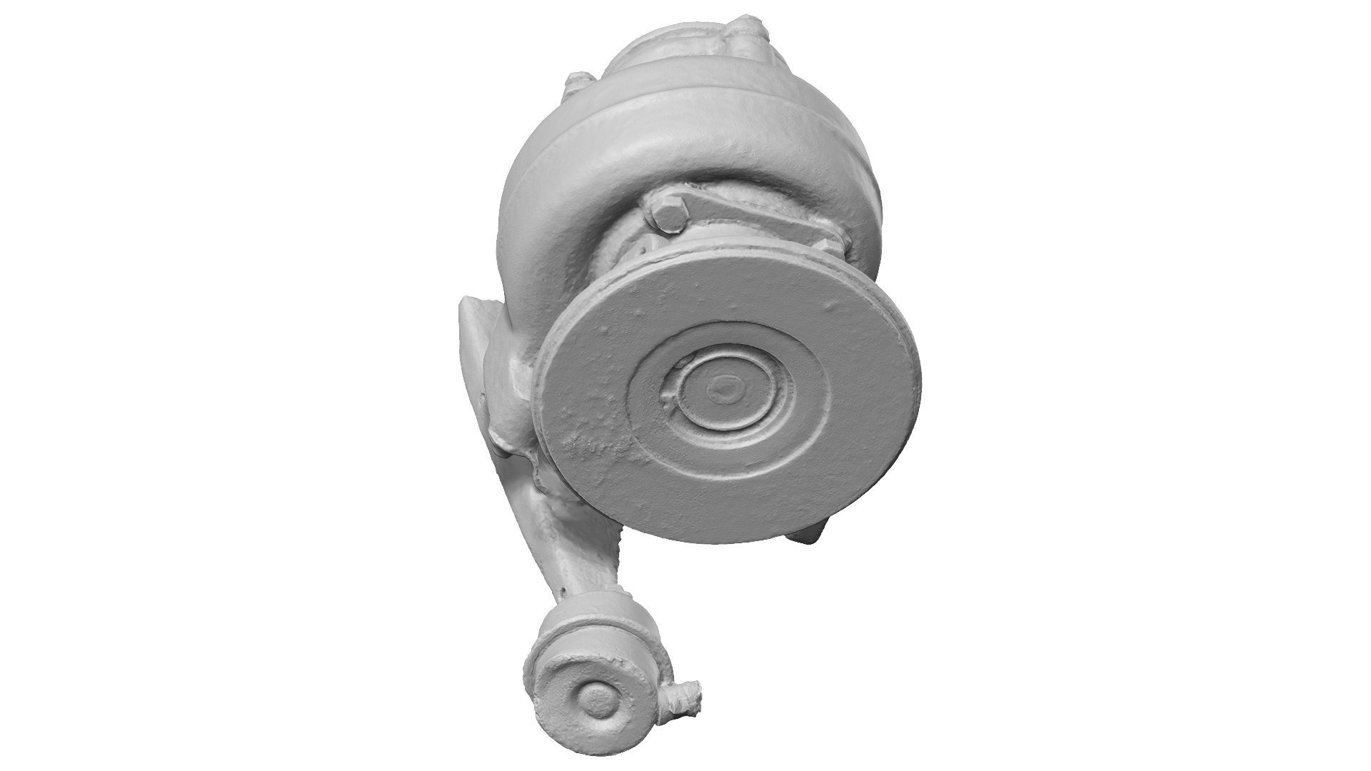 Rusty Turbocharger Raw Scanned 3D Model - TurboSquid 1805224