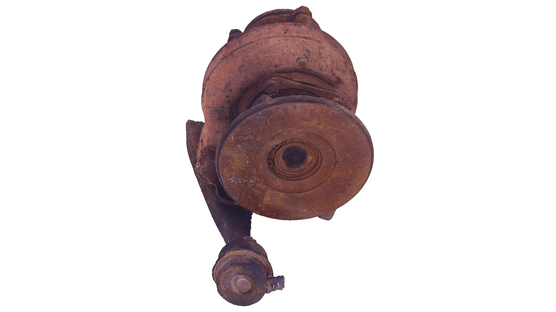 Rusty Turbocharger Raw Scanned 3D Model - TurboSquid 1805224