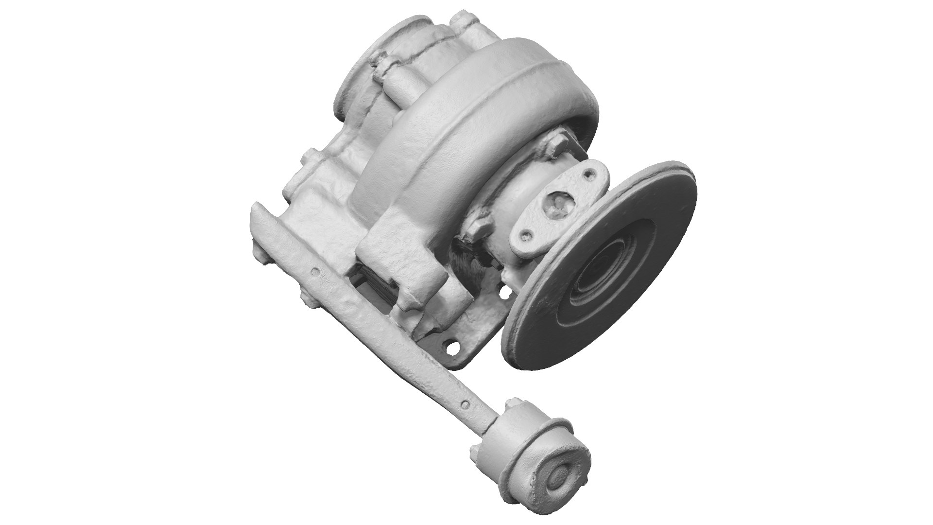 Rusty Turbocharger Raw Scanned 3D Model - TurboSquid 1805224