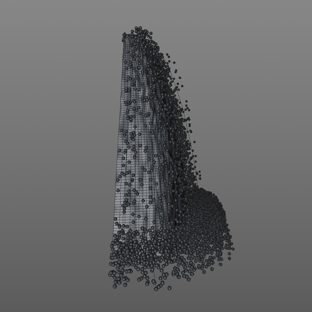 Medium Type 5 Waterfall 3D Model - TurboSquid 1389231