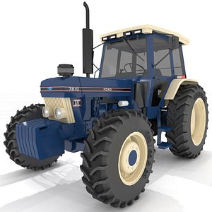 3D model 7810 tractor