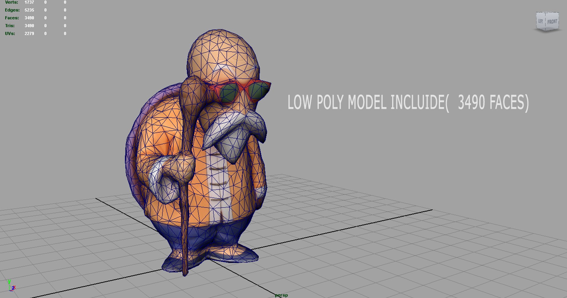 3D Muten Roshi Model - TurboSquid 1254132