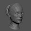 Asian Female Head Base Mesh