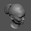 Asian Female Head Base Mesh