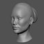 Asian Female Head Base Mesh