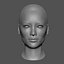 Asian Female Head Base Mesh
