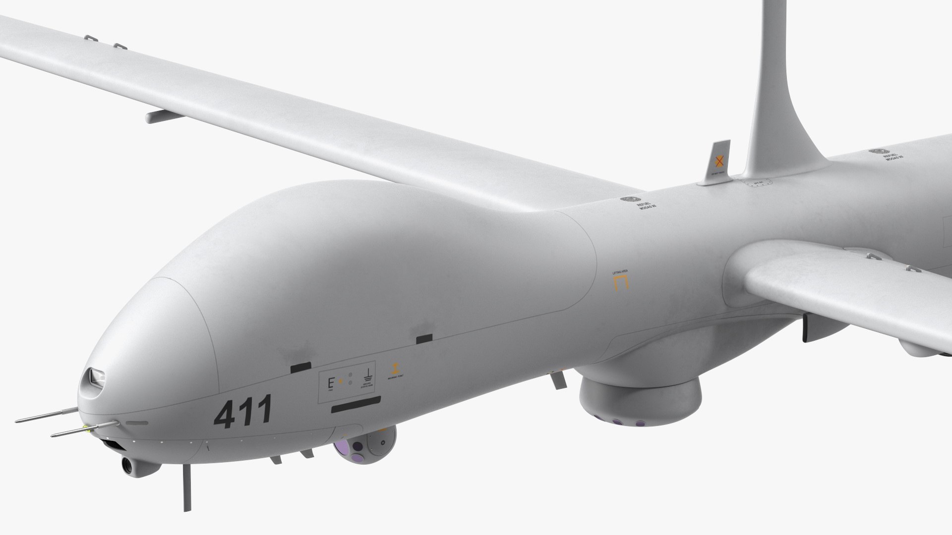 3D Elbit Hermes 900 UAV Flight - TurboSquid 1882163