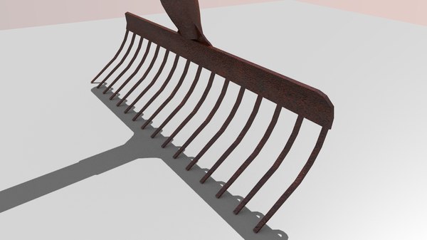 3d model of rake