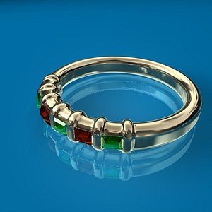 c4d garnet ring