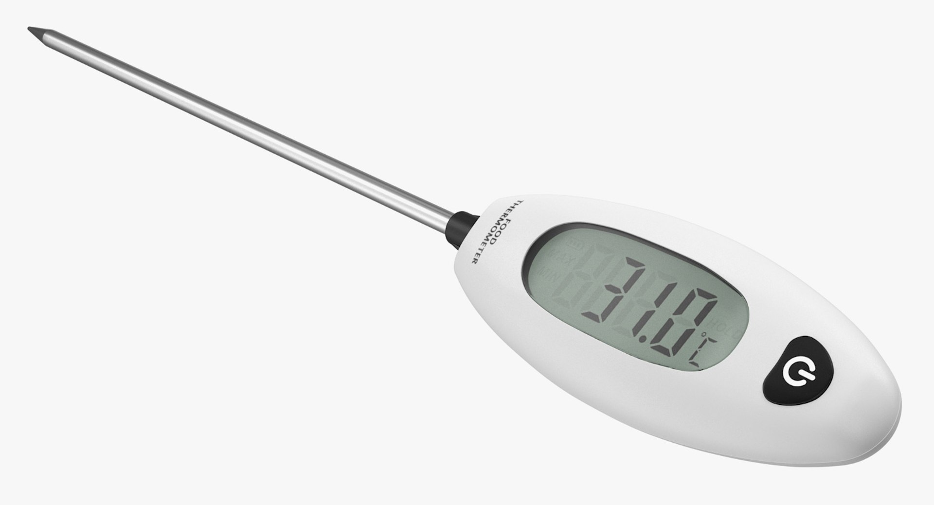 Digital Probe Cooking Thermometer 3D Model 3D model preview