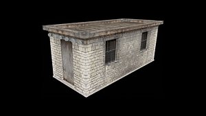 3D Western Small Jail