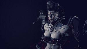 3D demon succubus demoness model