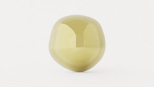 Melt Surface Wall Lamp Gold 3D