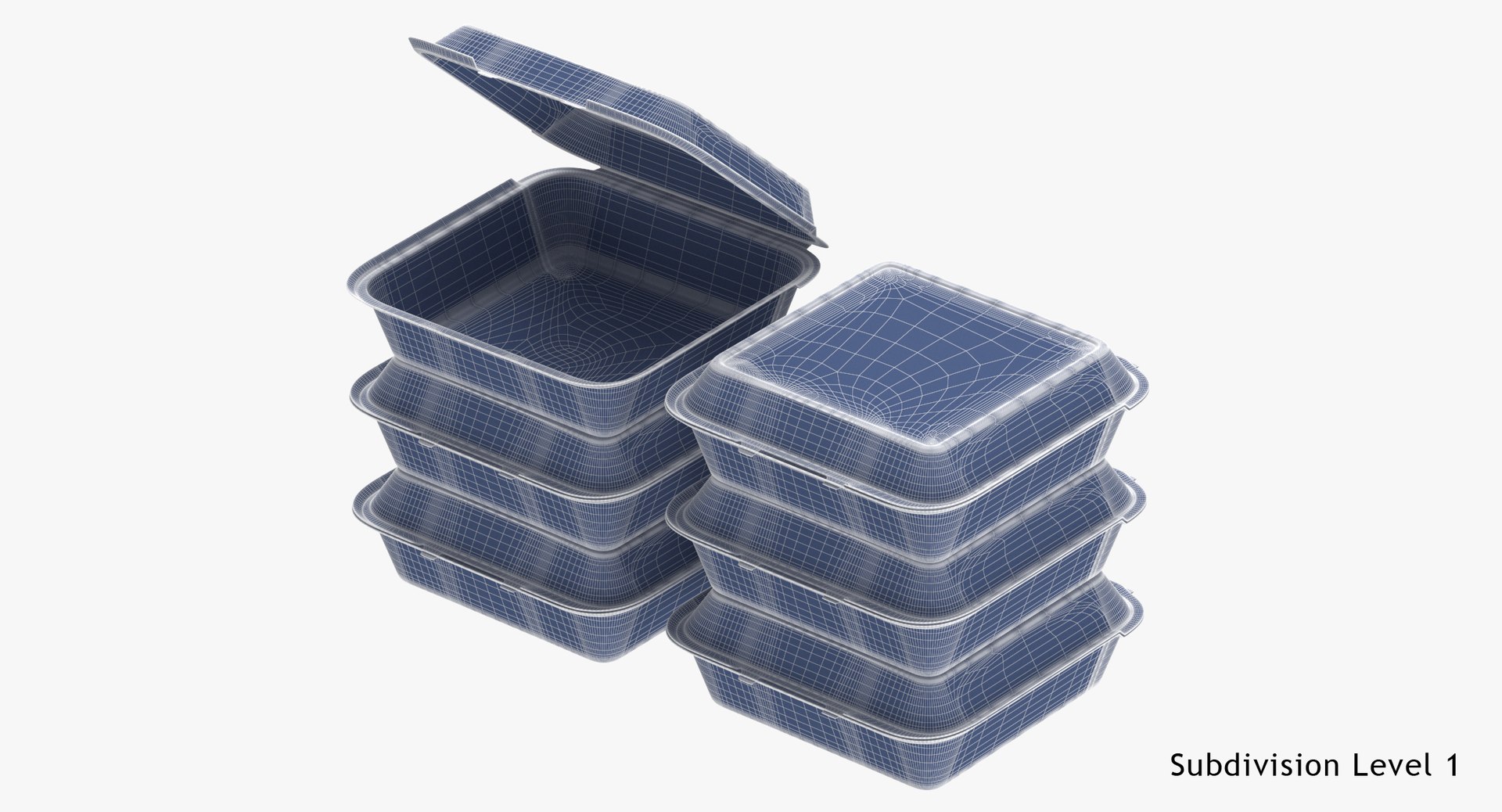 3D Cardboard Box Set Model TurboSquid 1540986