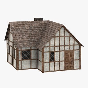 3d model medieval house
