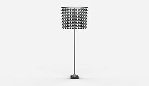 stadium lighting tower 04 3D model