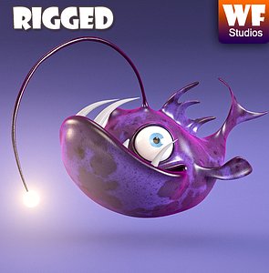 Cartoon Anglerfish