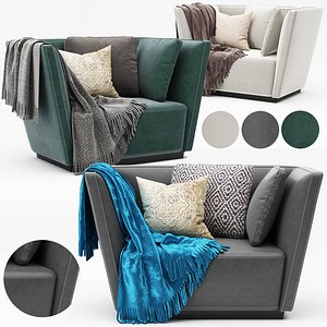 3D modern armchair