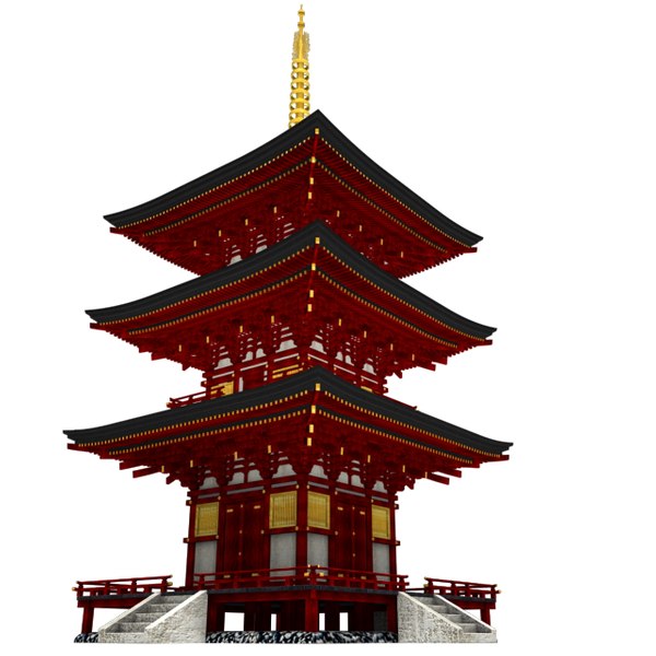 Baixe Lindo Templo Japonês Cercado pela Natureza PNG - Creative Fabrica