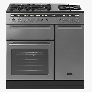 rangemaster hi-lite range cooker 3d model