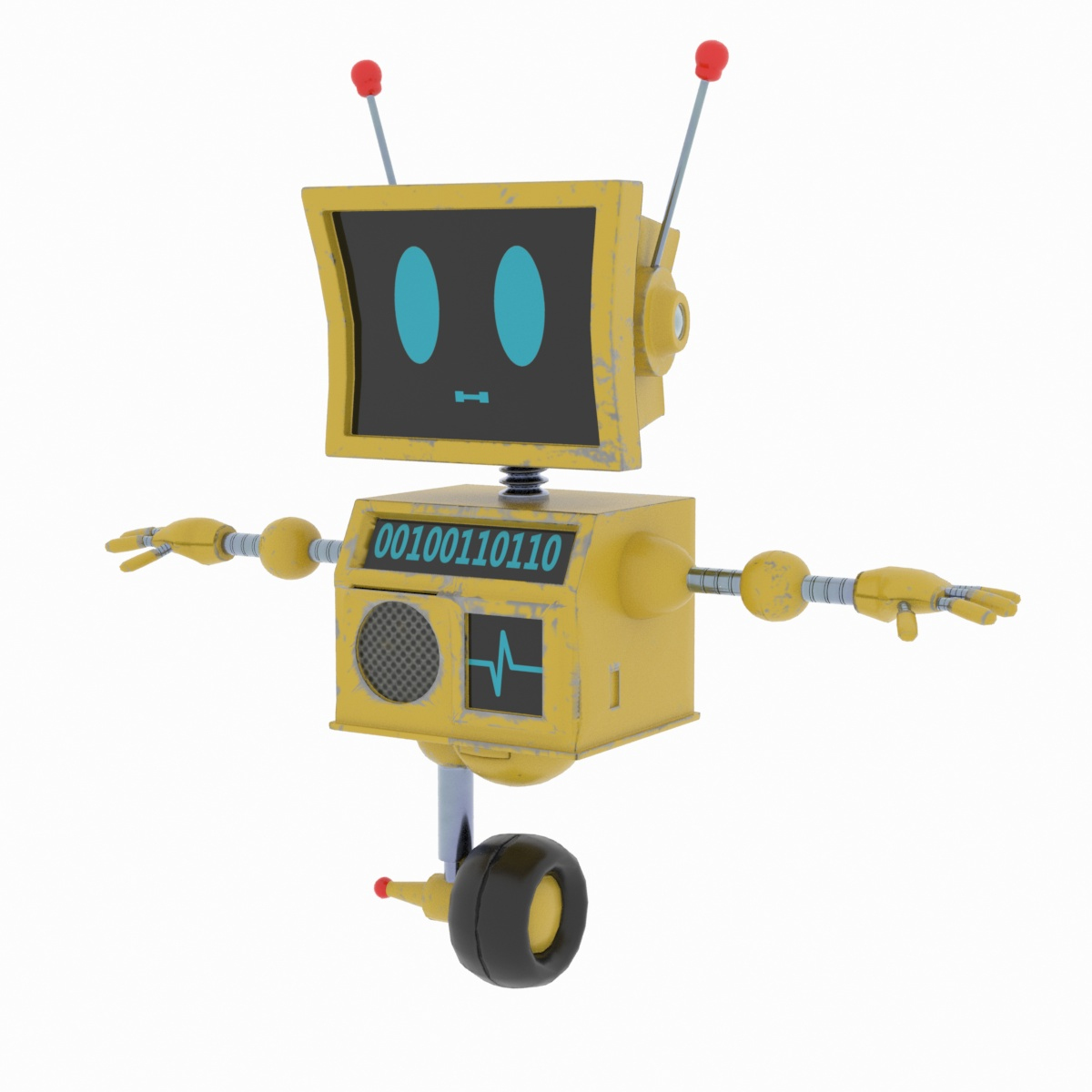 3D model Cute Robot - TurboSquid 1892590