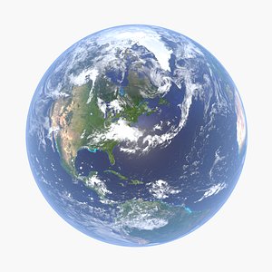 Photorealistic Earth (4K) with Clouds / Terrain / Atmosphere / Lights