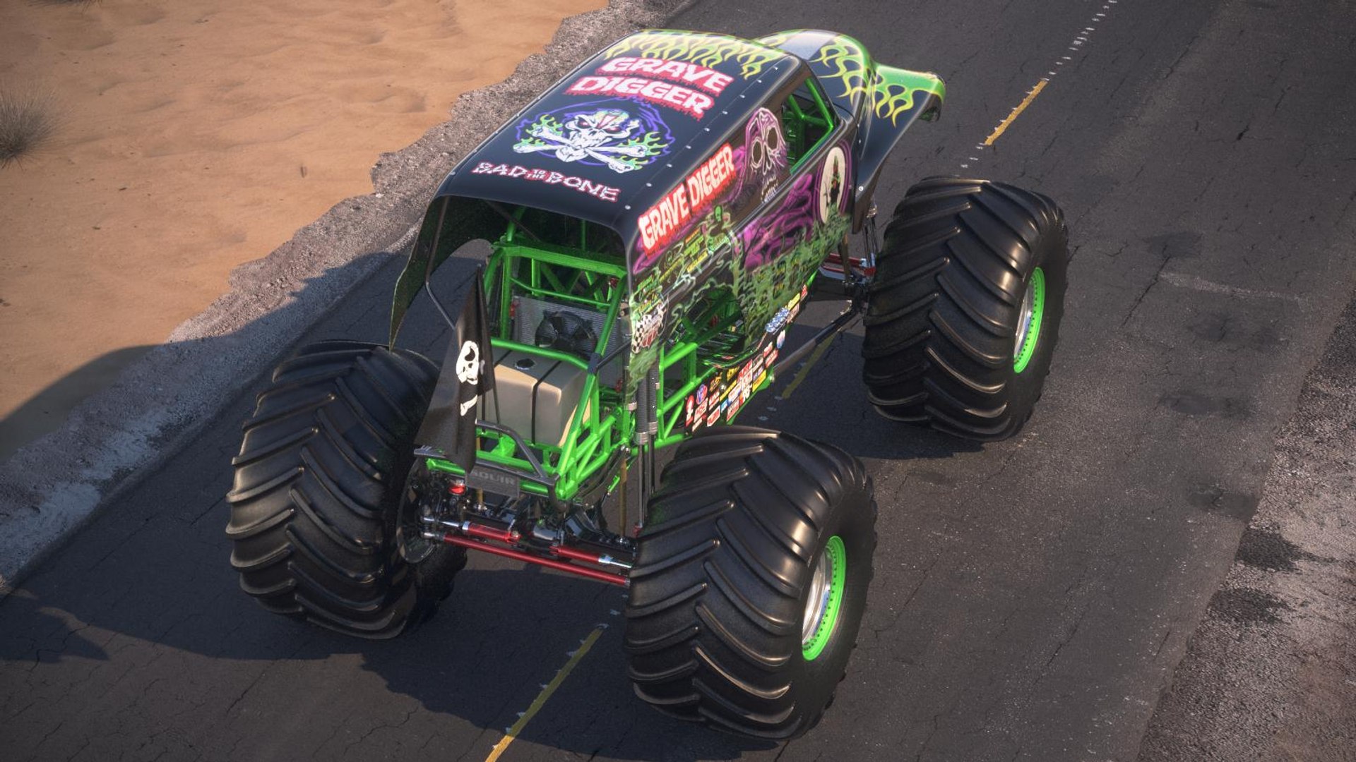 grave digger monster 3d model https://p.turbosquid.com/ts-thumb/aX/lLN316/htcV2P3C/monster_truck_grave_digger_0009/jpg/1485172885/1920x1080/fit_q87/c86ab84e3ce4e4cfe2a18c147a7b1810a1c69451/monster_truck_grave_digger_0009.jpg