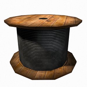 cable reel 3d max