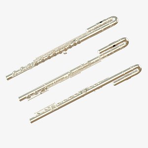 3D Curved Flute silver