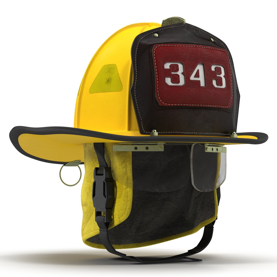 Fire Helmet 3 3D Model 3D model preview