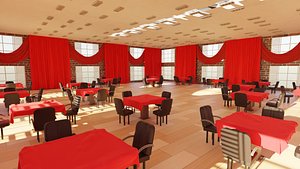 3D Ballroom Interior