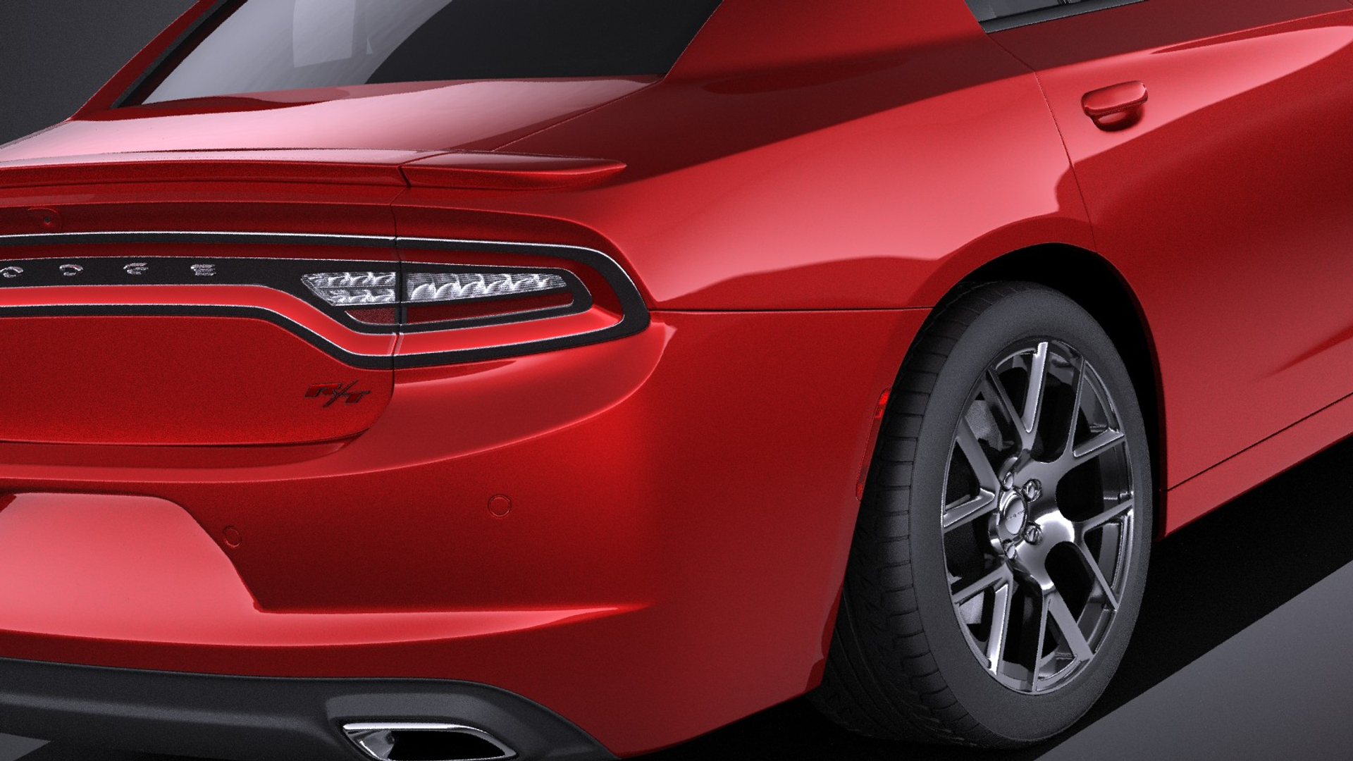 3d model of dodge charger 2017