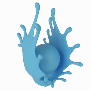 Table lamp splash 3d print
