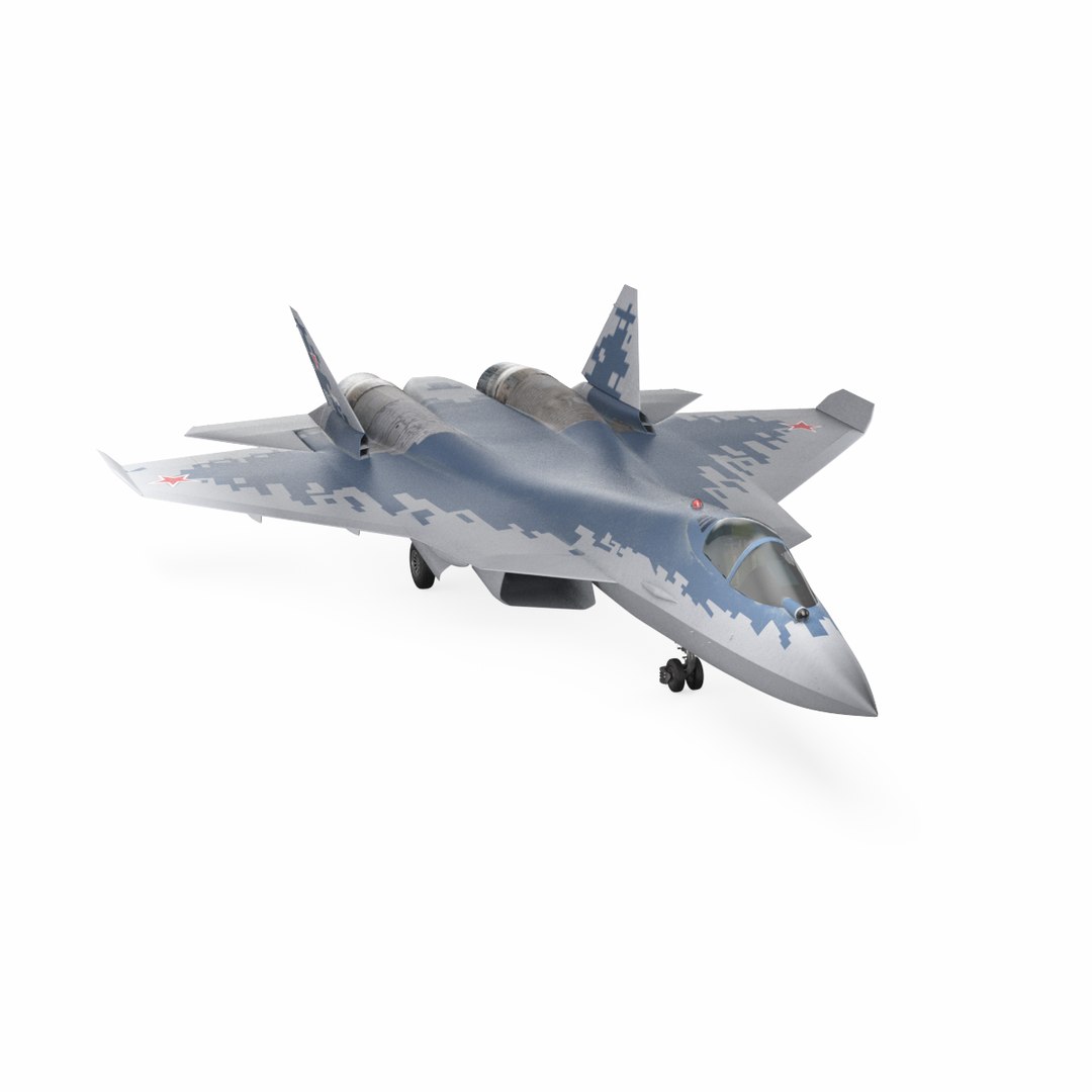 Sukhoi SU 57 Stealth Jet Fighter Pixel Camouflage 3D model https://p.turbosquid.com/ts-thumb/aX/ris3e4/HM/su57stealthjetfighterpixelcamouflage_21/png/1759157166/1920x1080/fit_q87/1fcac4eddfc4438aa428577ffc7dc82780a6a348/su57stealthjetfighterpixelcamouflage_21.jpg