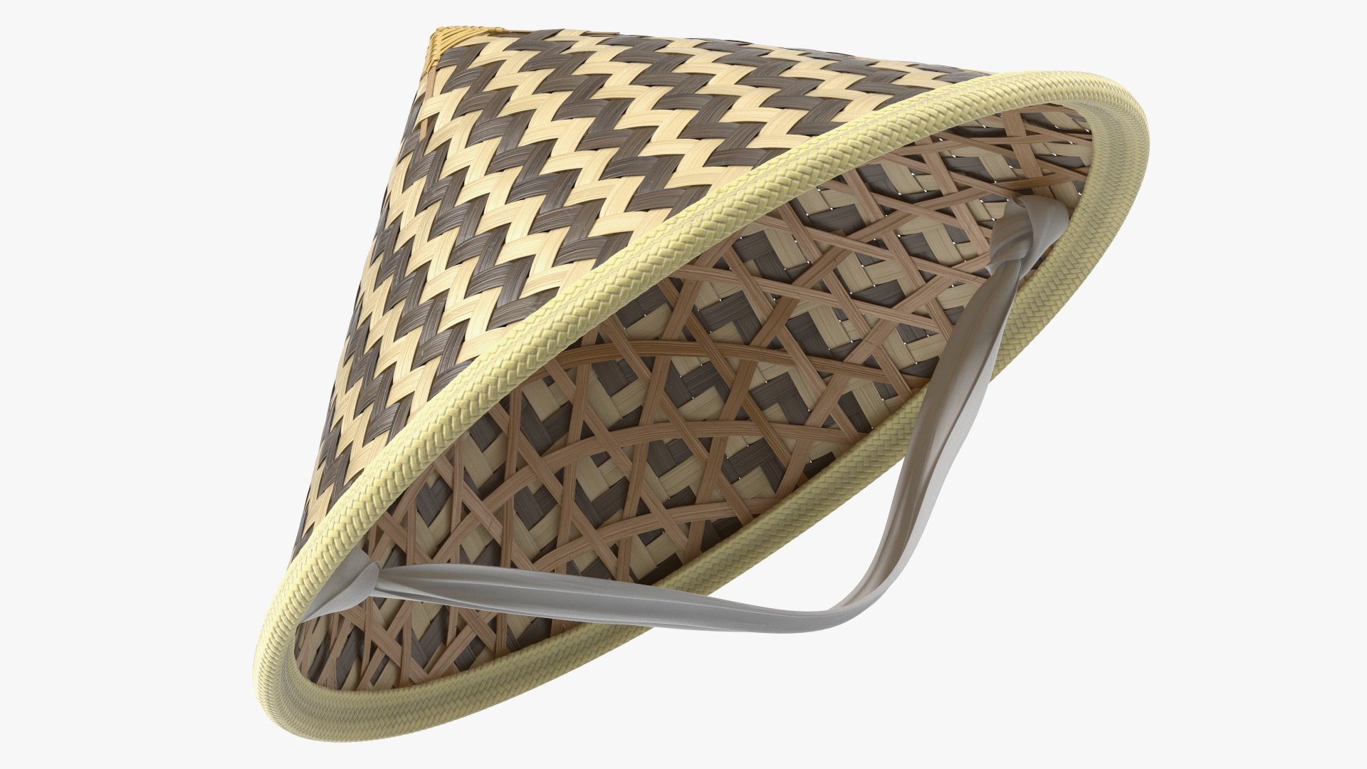 Asian Oriental Hat 3D model preview