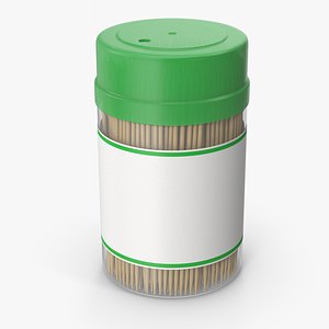 Toothpick Pack 3D model