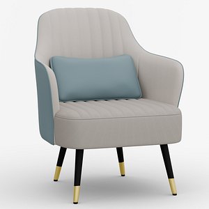 3D model Luxury Armchair with Cushion