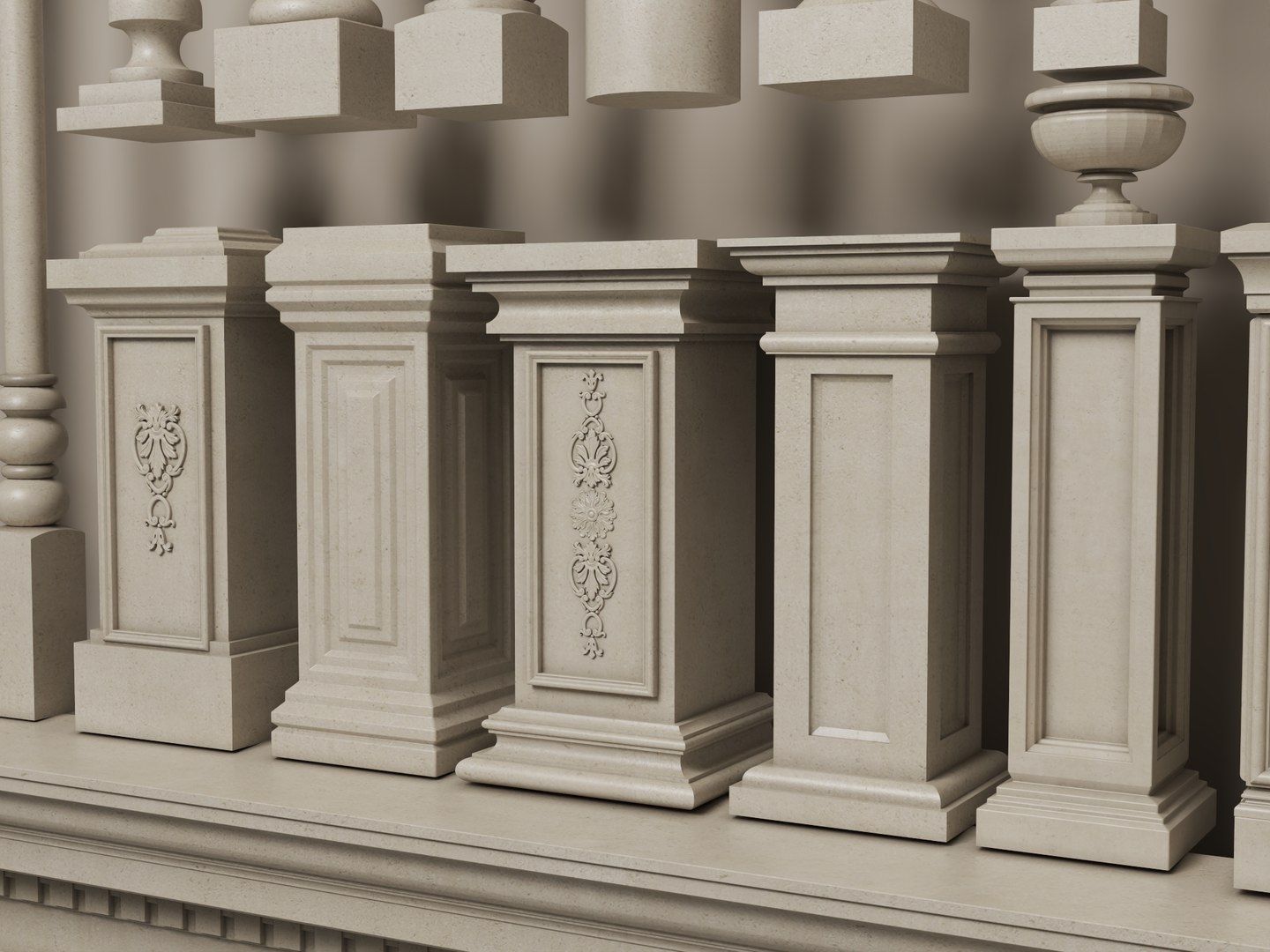Classical Balusters Newel Posts Railing Pack 3D https://p.turbosquid.com/ts-thumb/aY/1IPzG7/D3/8214/jpg/1791342385/1920x1080/fit_q87/ae815be568f9e8955b4c34ba32606269f0c9ab9a/8214.jpg