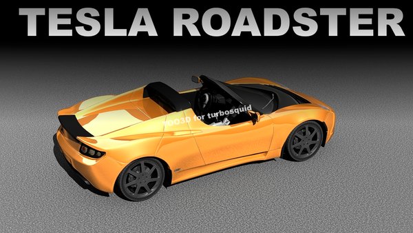 3d lw tesla roadster