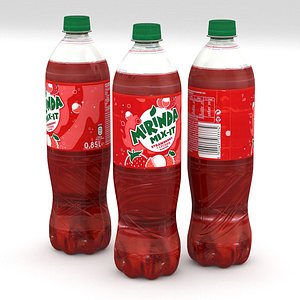3D model beverage bottle